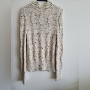 Nicholas Cozy Cream Sweater. Size Xs